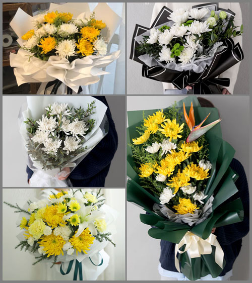 广东湛江市吴川市海滨街道梅蓬社区白事花束代送